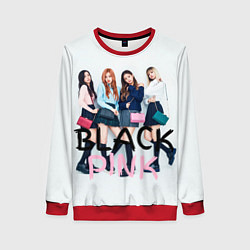 Свитшот женский Blackpink girls, цвет: 3D-красный