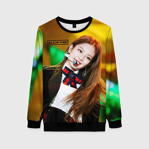 Женский свитшот Blackpink Jennie Kim / 3D-Черный – фото 1