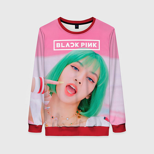 Женский свитшот Blackpink ice cream / 3D-Красный – фото 1