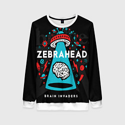 Женский свитшот Zebrahead brains invaders