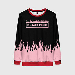 Женский свитшот Blackpink - flames