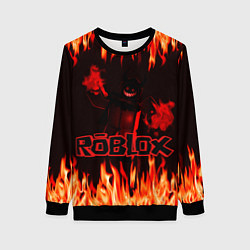 Женский свитшот Fire Roblox