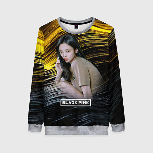 Женский свитшот Blackpink Jennie / 3D-Меланж – фото 1