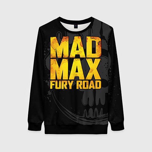 Женский свитшот Mad max - what a lovely day / 3D-Черный – фото 1