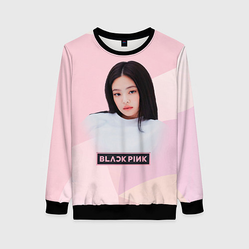 Женский свитшот Jennie Kim Blackpink / 3D-Черный – фото 1