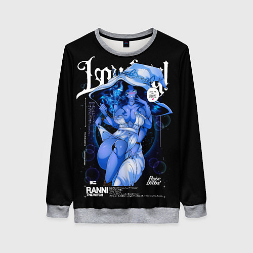 Женский свитшот Ранни в бани сьюте - Elden Ring / 3D-Меланж – фото 1