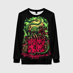 Женский свитшот Bring me the horizon dinosaurs