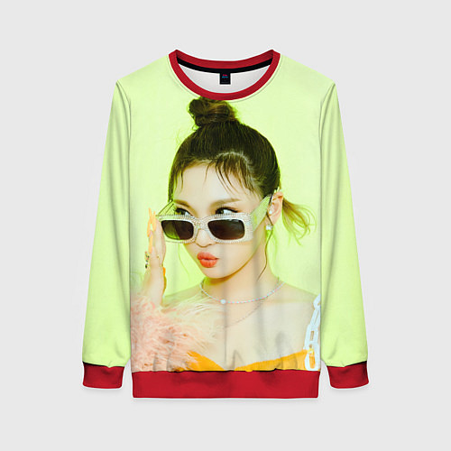 Женский свитшот НинНин - Aespa / 3D-Красный – фото 1