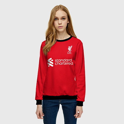 Женский свитшот Трент Александер-Арнольд Ливерпуль форма 2324 дома / 3D-Черный – фото 3