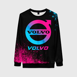 Женский свитшот Volvo - neon gradient