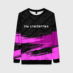 Женский свитшот The Cranberries rock legends: символ сверху