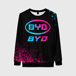 Женский свитшот BYD - neon gradient