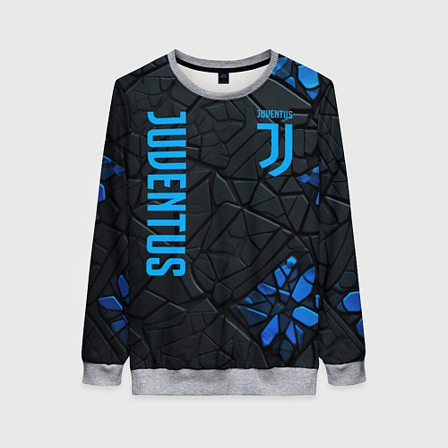 Женский свитшот Juventus logo / 3D-Меланж – фото 1