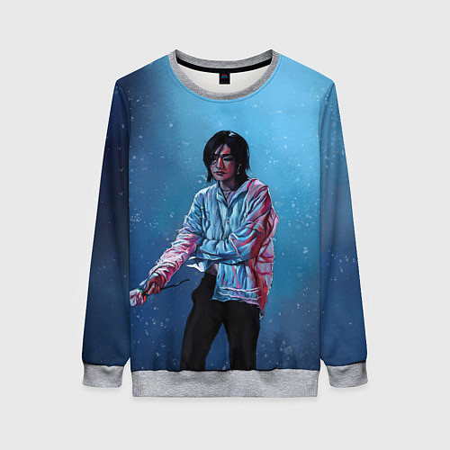 Женский свитшот Хёнджин на концерте - Stray Kids / 3D-Меланж – фото 1