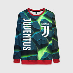 Женский свитшот Juventus green neon