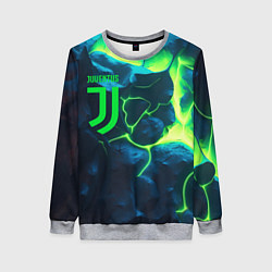 Женский свитшот Juventus green neon