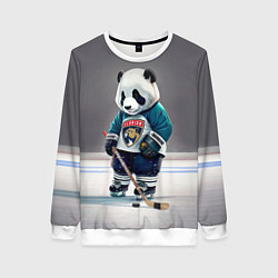 Свитшот женский Panda striker of the Florida Panthers, цвет: 3D-белый