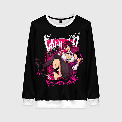 Женский свитшот Кафка - Хонкай / 3D-Белый – фото 1