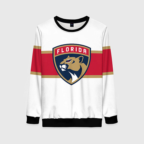 Женский свитшот Florida panthers - uniform - hockey / 3D-Черный – фото 1