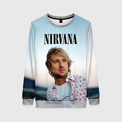 Женский свитшот Тру фанат Nirvana