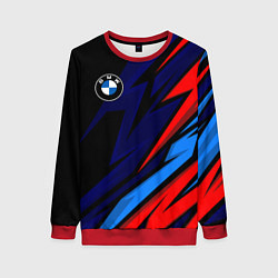 Женский свитшот BMW - m colors and black