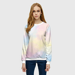 Свитшот женский Tie dye из сериала убийства в одном здании, цвет: 3D-белый — фото 2