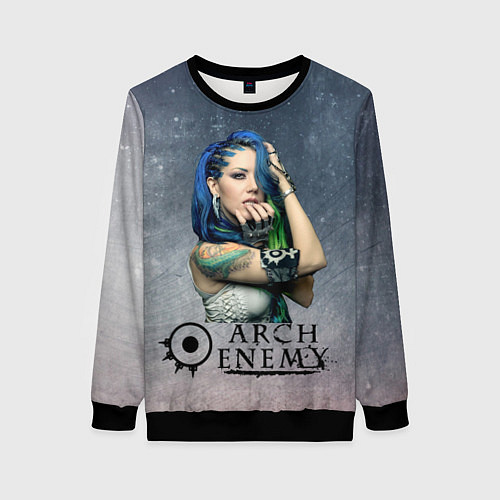 Женский свитшот Arch Enemy Alissa White-Gluz / 3D-Черный – фото 1