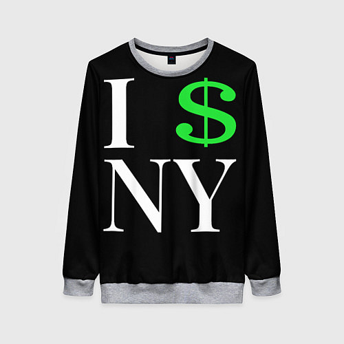 Женский свитшот I steal NY - Payday 3 / 3D-Меланж – фото 1
