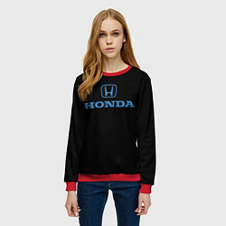 Свитшот женский Honda sport japan, цвет: 3D-красный — фото 2