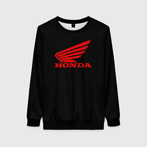 Женский свитшот Honda sportcar / 3D-Черный – фото 1