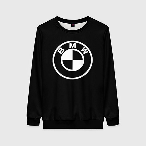 Женский свитшот Bmw sport white / 3D-Черный – фото 1