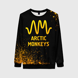 Женский свитшот Arctic Monkeys - gold gradient