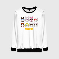 Свитшот женский Skzoo все вместе, цвет: 3D-черный
