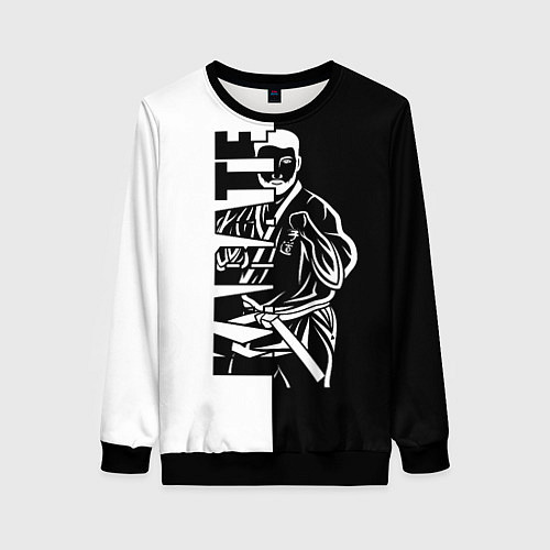 Женский свитшот Karate / 3D-Черный – фото 1