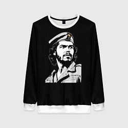 Свитшот женский Che Guevara - Hasta La Victoria, цвет: 3D-белый