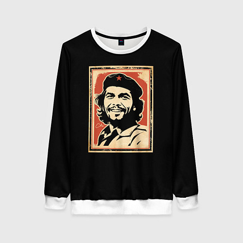 Женский свитшот Команданте Че Гевара / 3D-Белый – фото 1