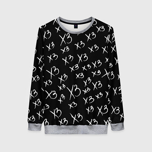 Женский свитшот Хрен знает / 3D-Меланж – фото 1