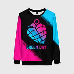 Женский свитшот Green Day - neon gradient