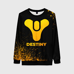 Женский свитшот Destiny - gold gradient