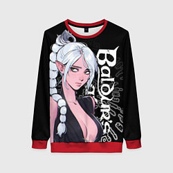 Женский свитшот Shadowheart - серебрянные волосы Baldur’s Gate