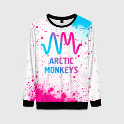 Женский свитшот Arctic Monkeys neon gradient style