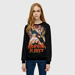 Свитшот женский КиШ - как в старой сказке, цвет: 3D-черный — фото 2