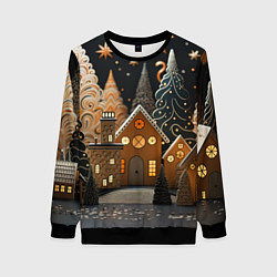 Женский свитшот Новогодняя ночь 2024