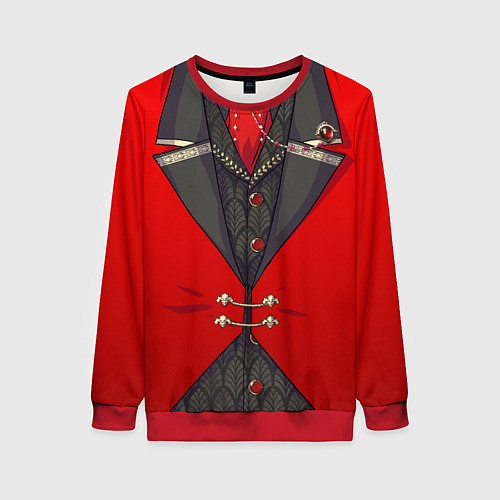 Женский свитшот Алый фрак / 3D-Красный – фото 1