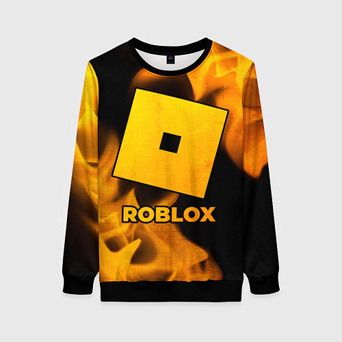 Женский свитшот Roblox - gold gradient / 3D-Черный – фото 1