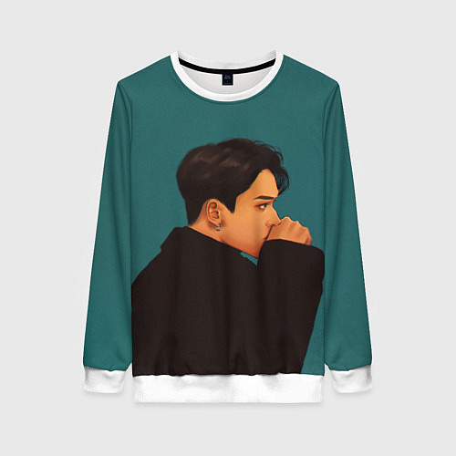 Женский свитшот Лукас wayv / 3D-Белый – фото 1