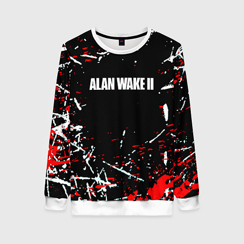 Женский свитшот Alan Wake 2 писатель / 3D-Белый – фото 1