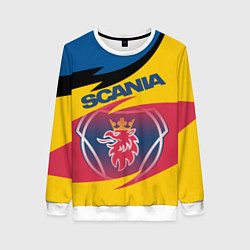 Женский свитшот Scania logo