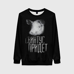 Женский свитшот Свинтус придёт