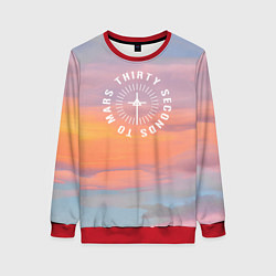 Свитшот женский 30 SMT Seasons, цвет: 3D-красный